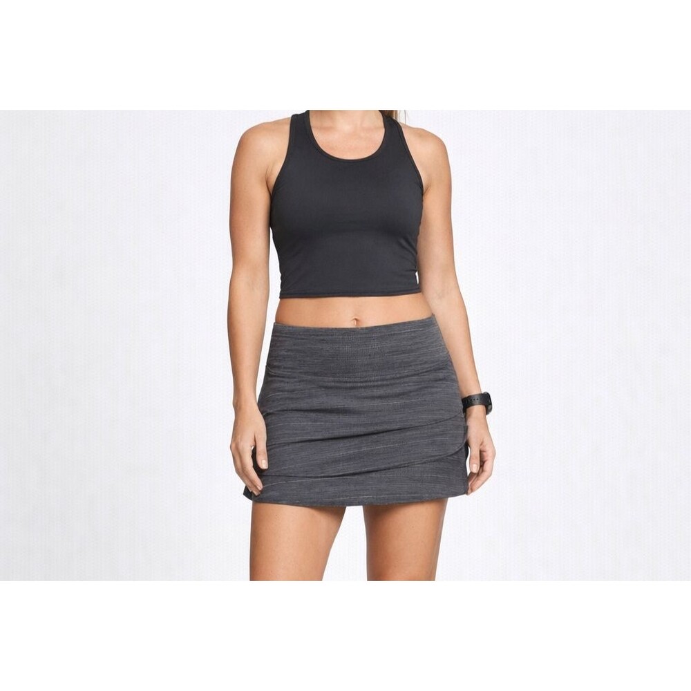 Athleta Gray Athletic Skort Women’s Medium Run Tennis Golf Built-In Shorts